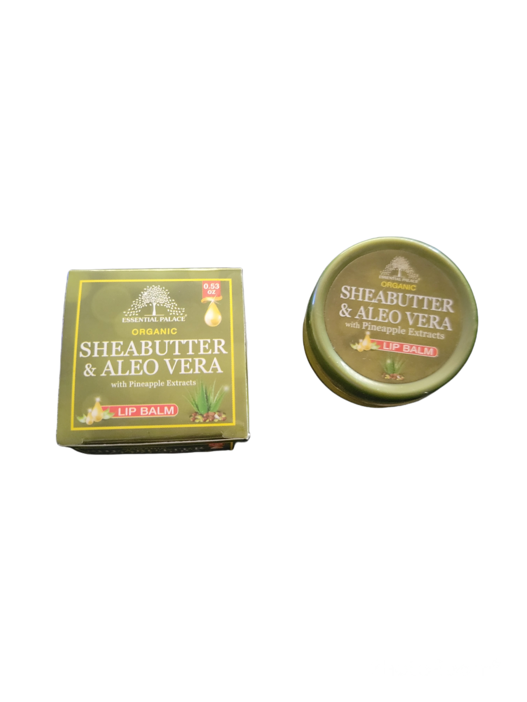 Shea Butter & Aleo Vera Lip Balm with Pineapple Extracts