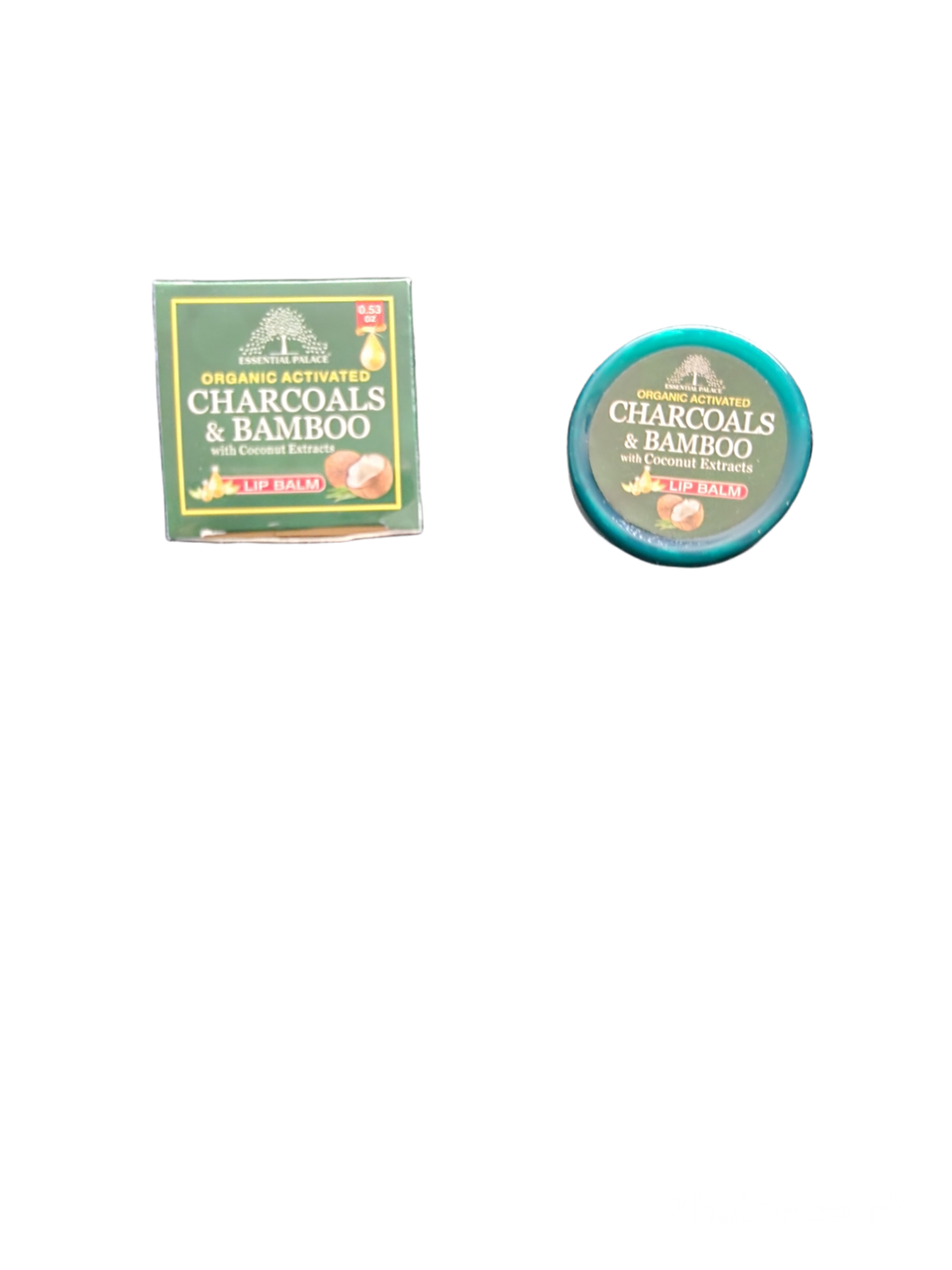 Activated Charcoals & Bamboo Lip Balm with Coconut Extracts